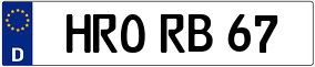 Truck License Plate